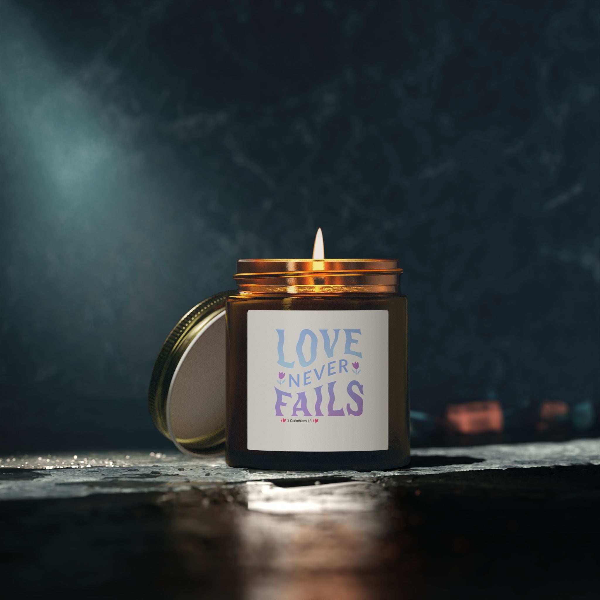 "Love Never Fails" Scented Candle