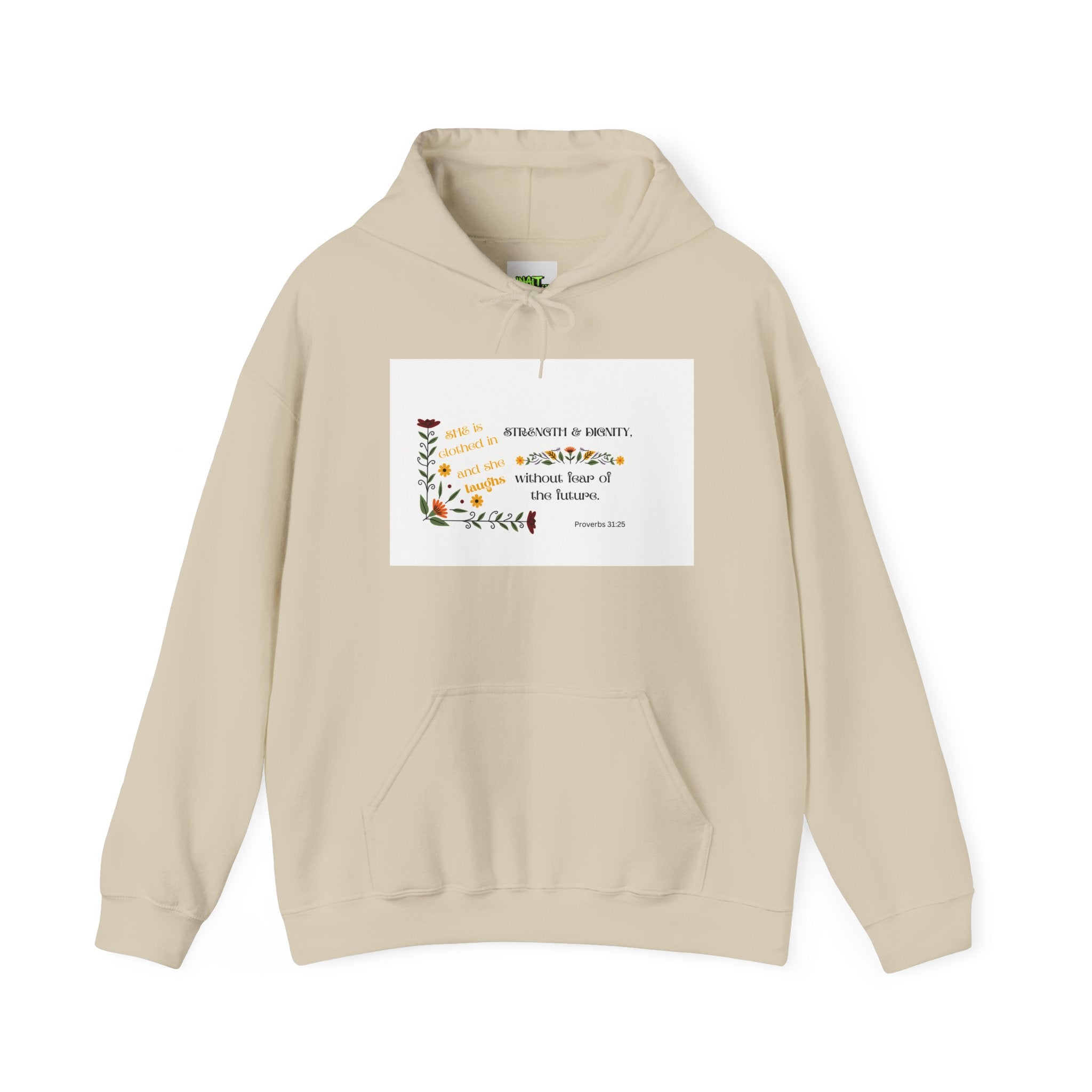 Floral Inspirational Hoodie