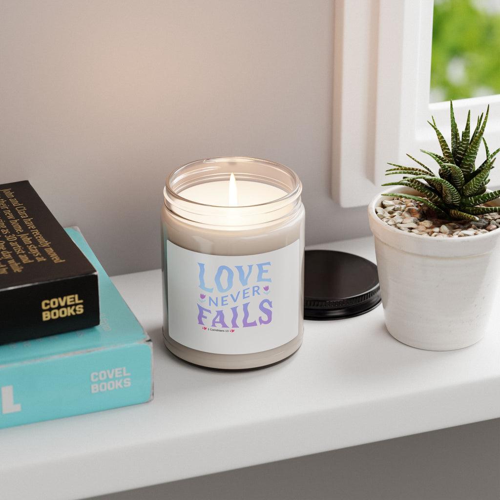 "Love Never Fails" Soy Candle