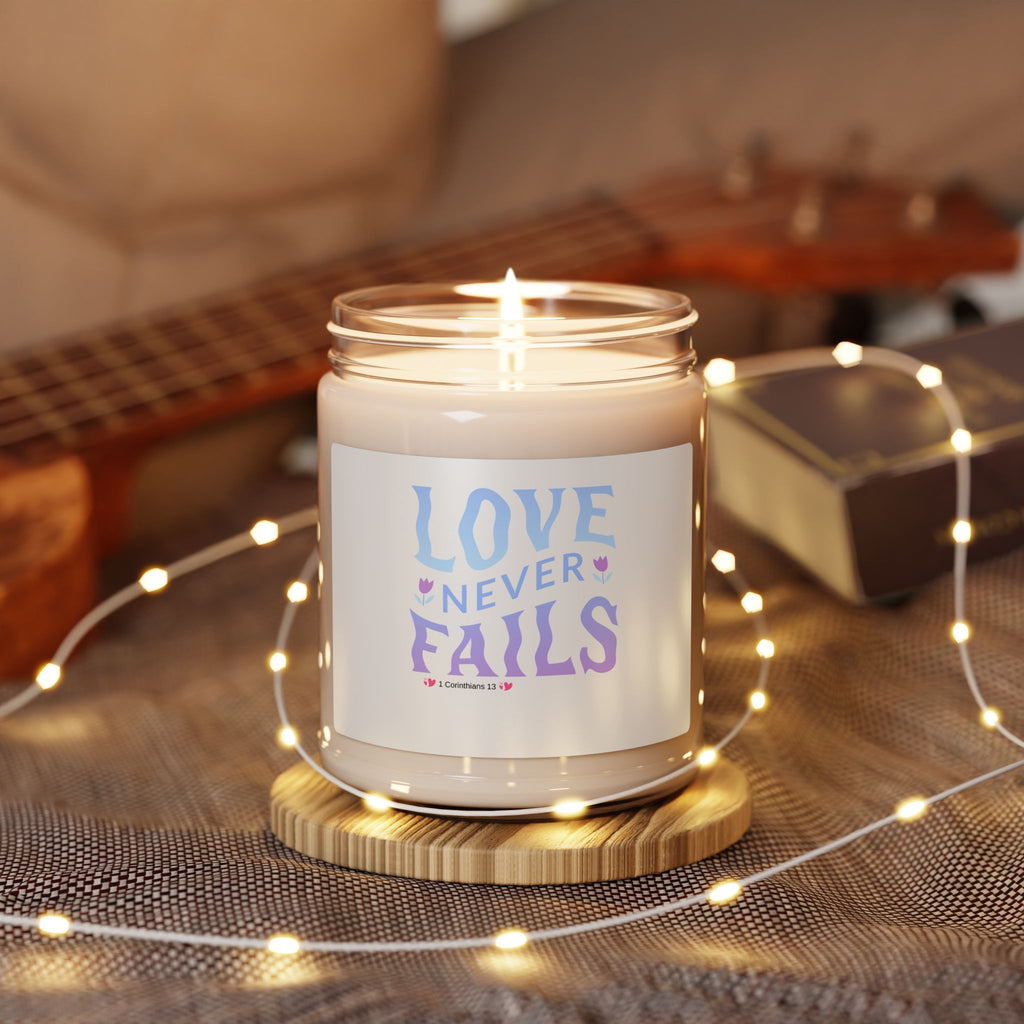"Love Never Fails" Soy Candle