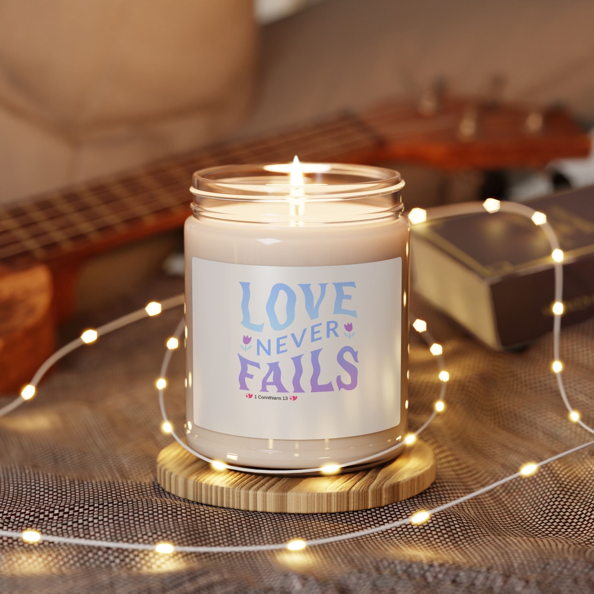 "Love Never Fails" Soy Candle