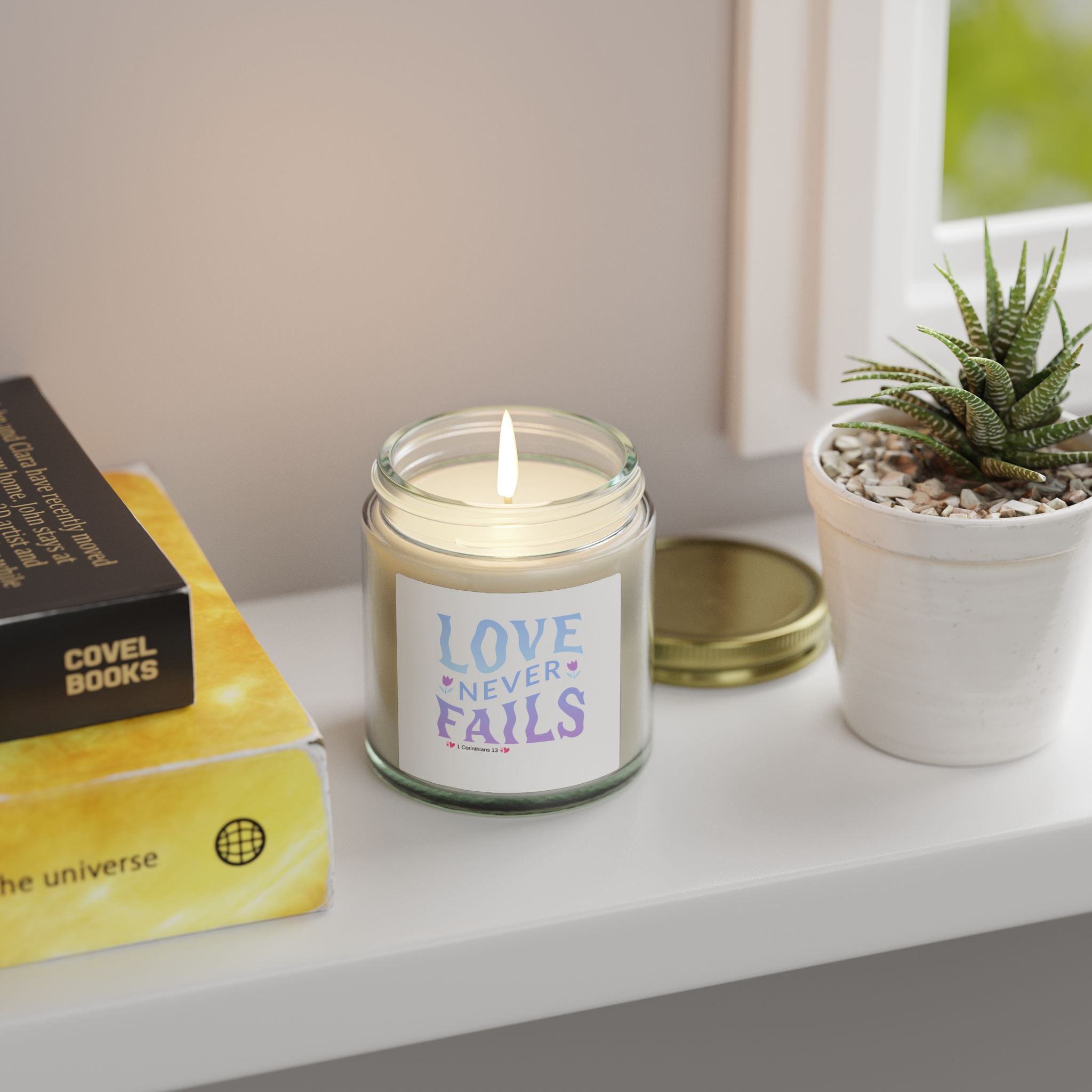 "Love Never Fails" Scented Candle