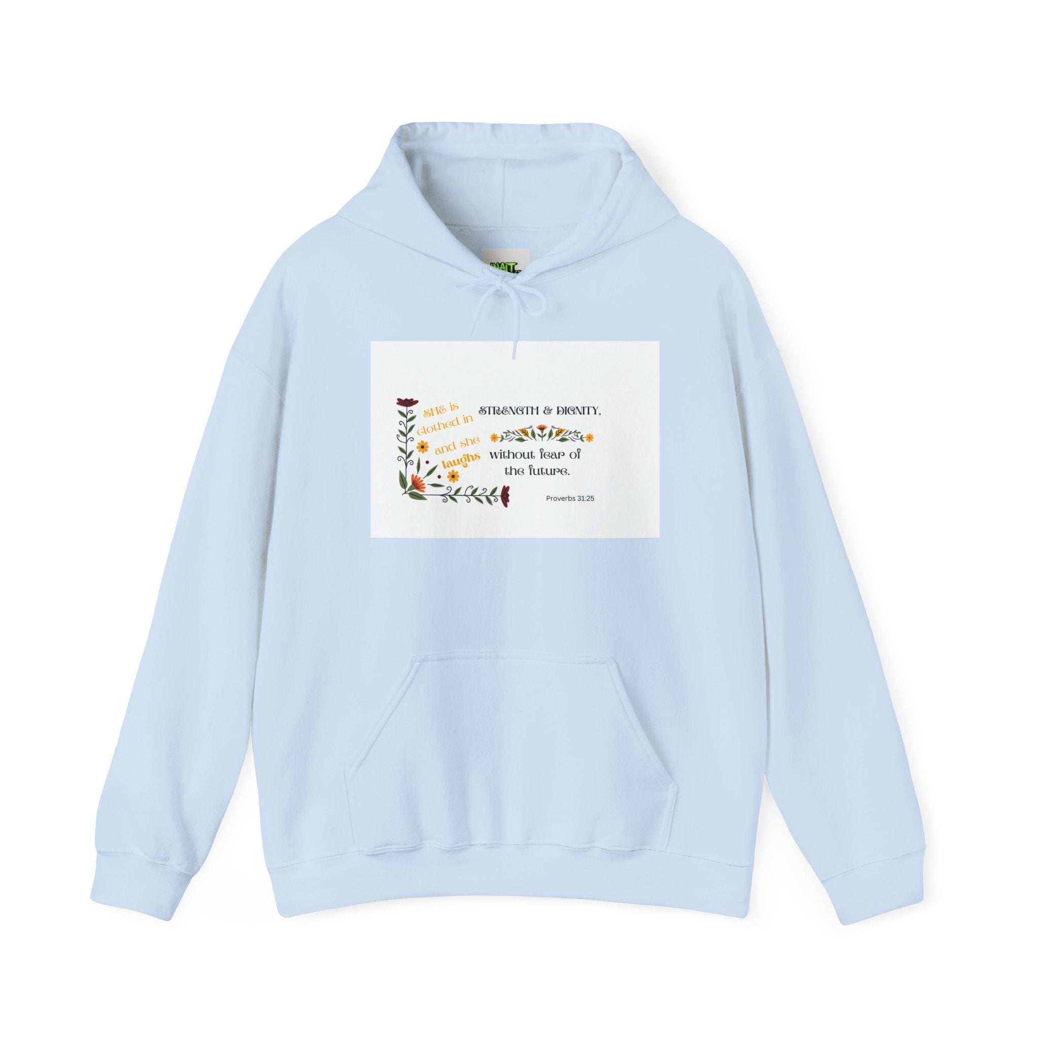 Floral Inspirational Hoodie