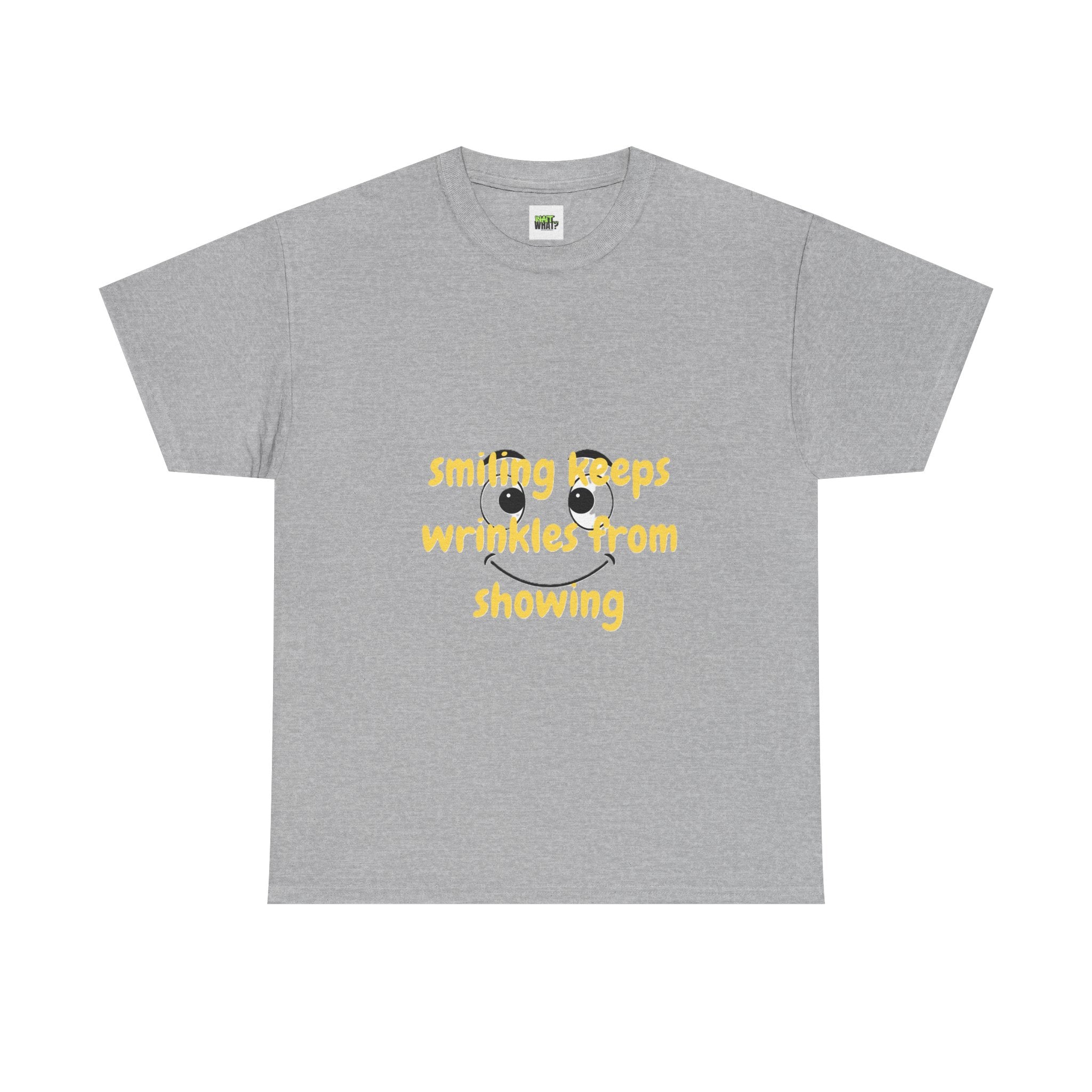 "Smiling Keeps Wrinkles Away" Emoji Tee