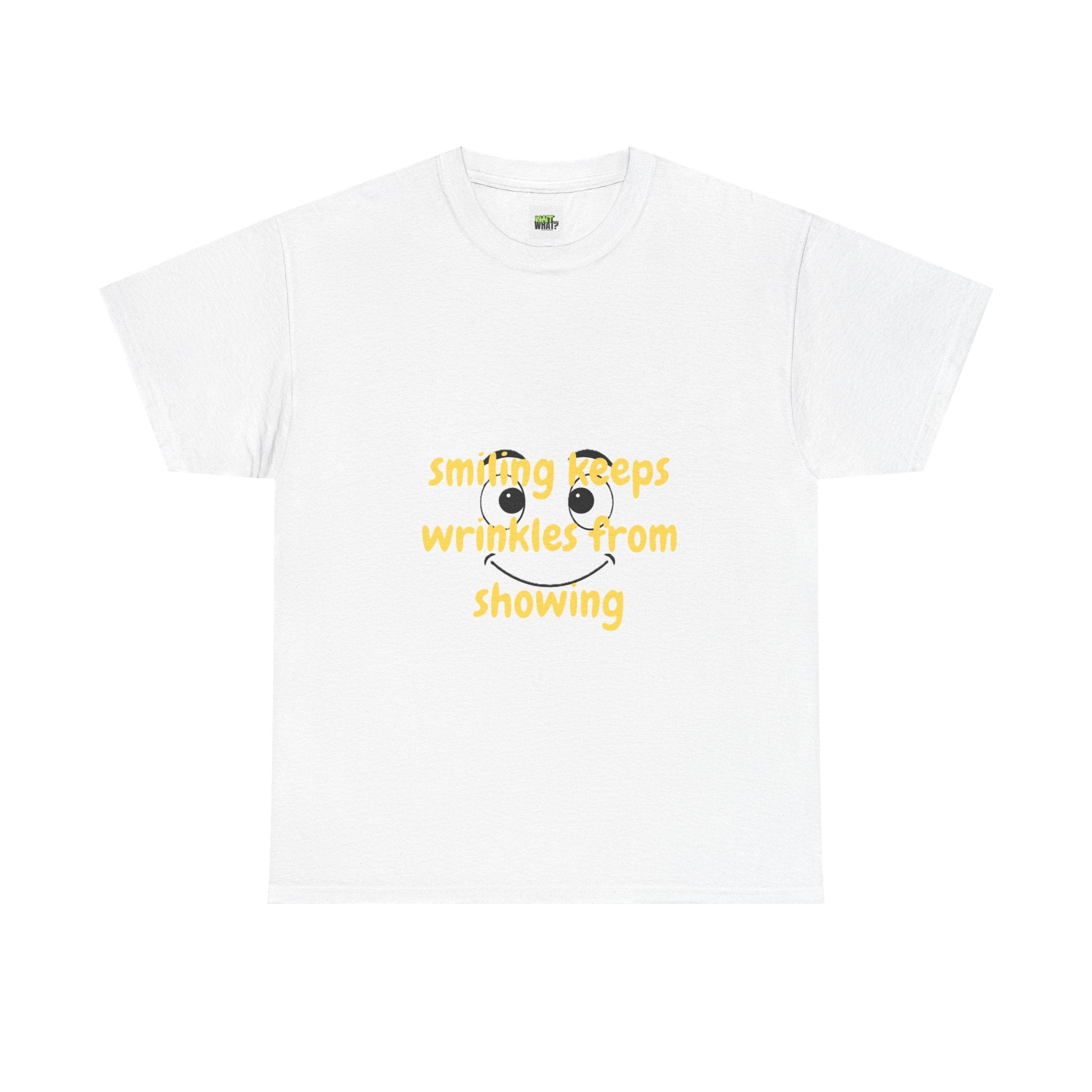 "Smiling Keeps Wrinkles Away" Emoji Tee