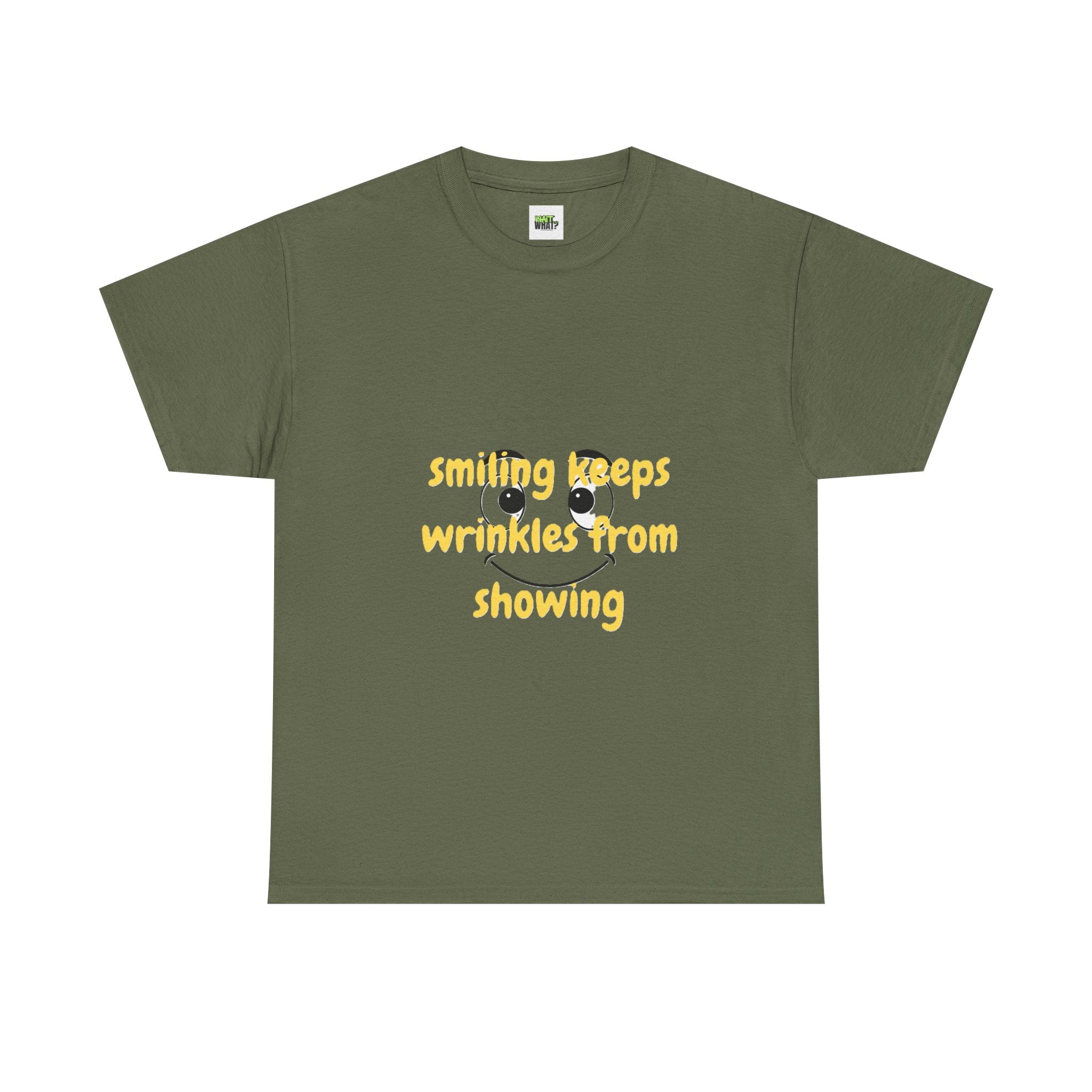 "Smiling Keeps Wrinkles Away" Emoji Tee