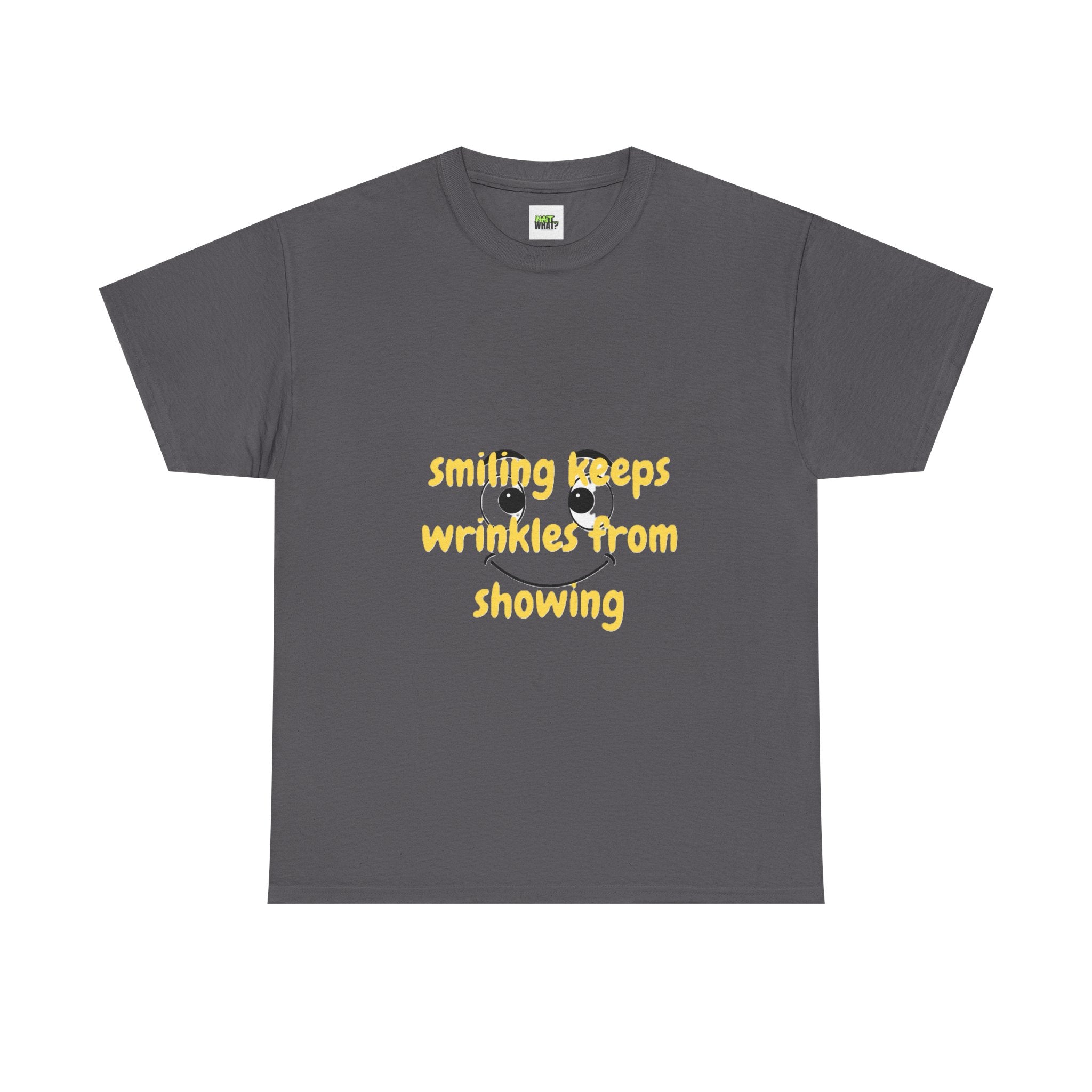 "Smiling Keeps Wrinkles Away" Emoji Tee