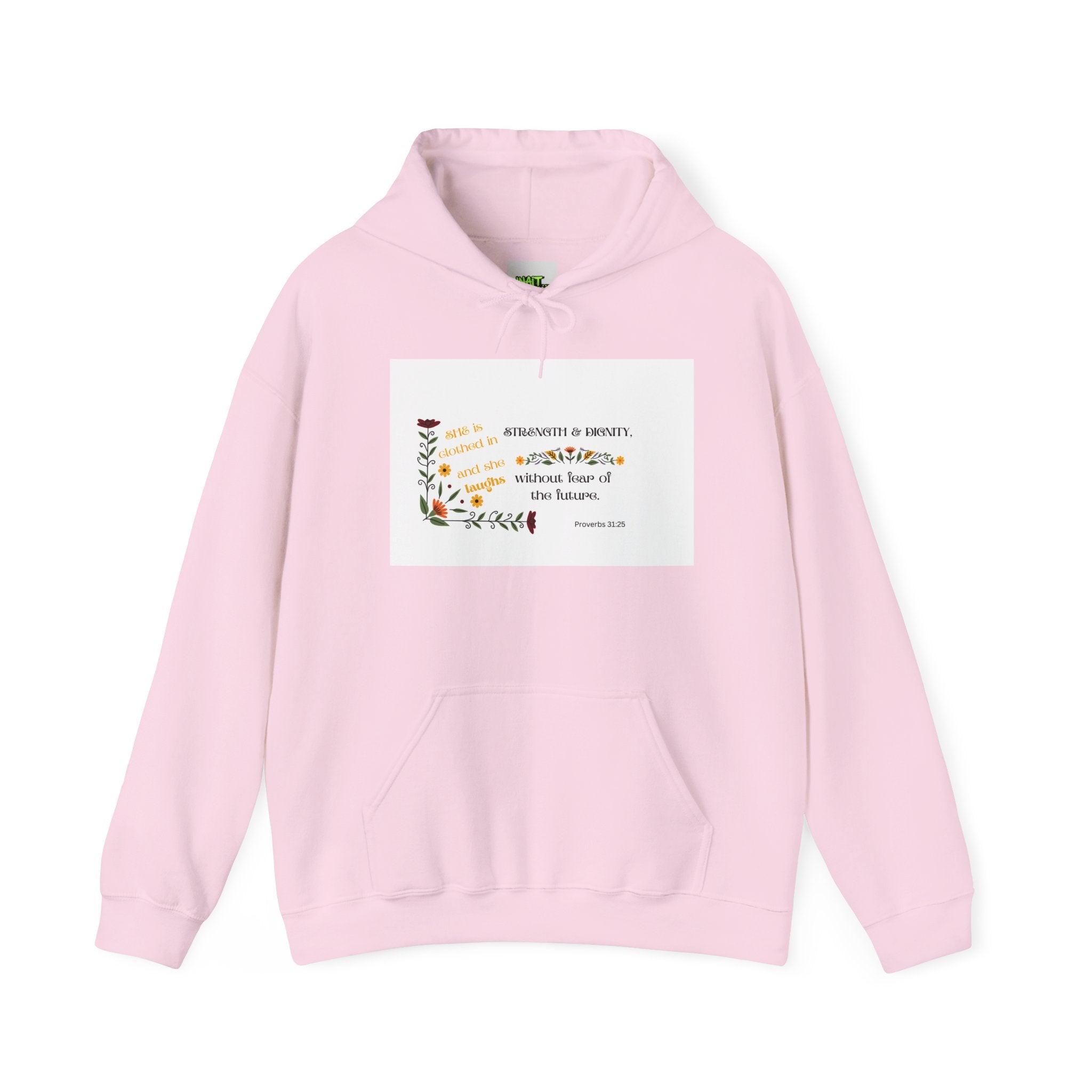 Floral Inspirational Hoodie