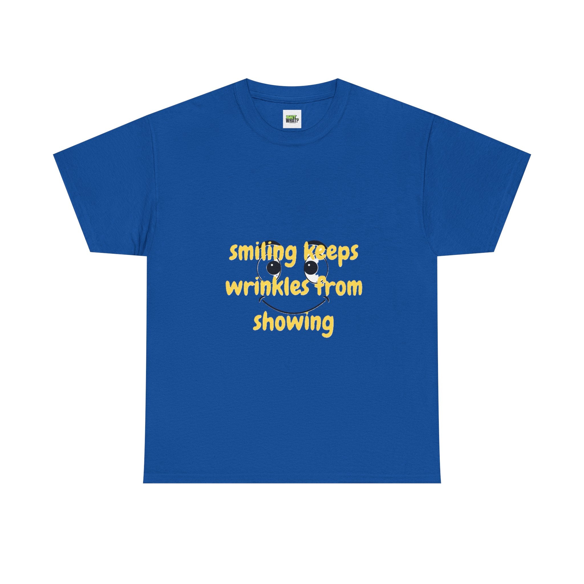"Smiling Keeps Wrinkles Away" Emoji Tee