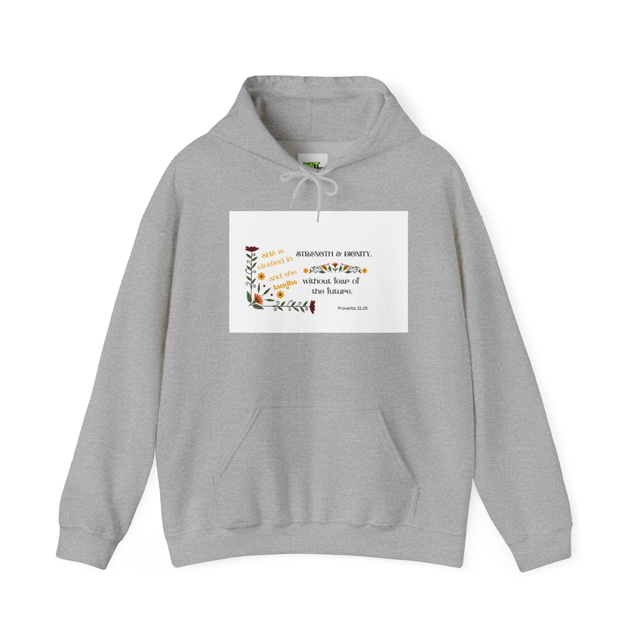 Floral Inspirational Hoodie