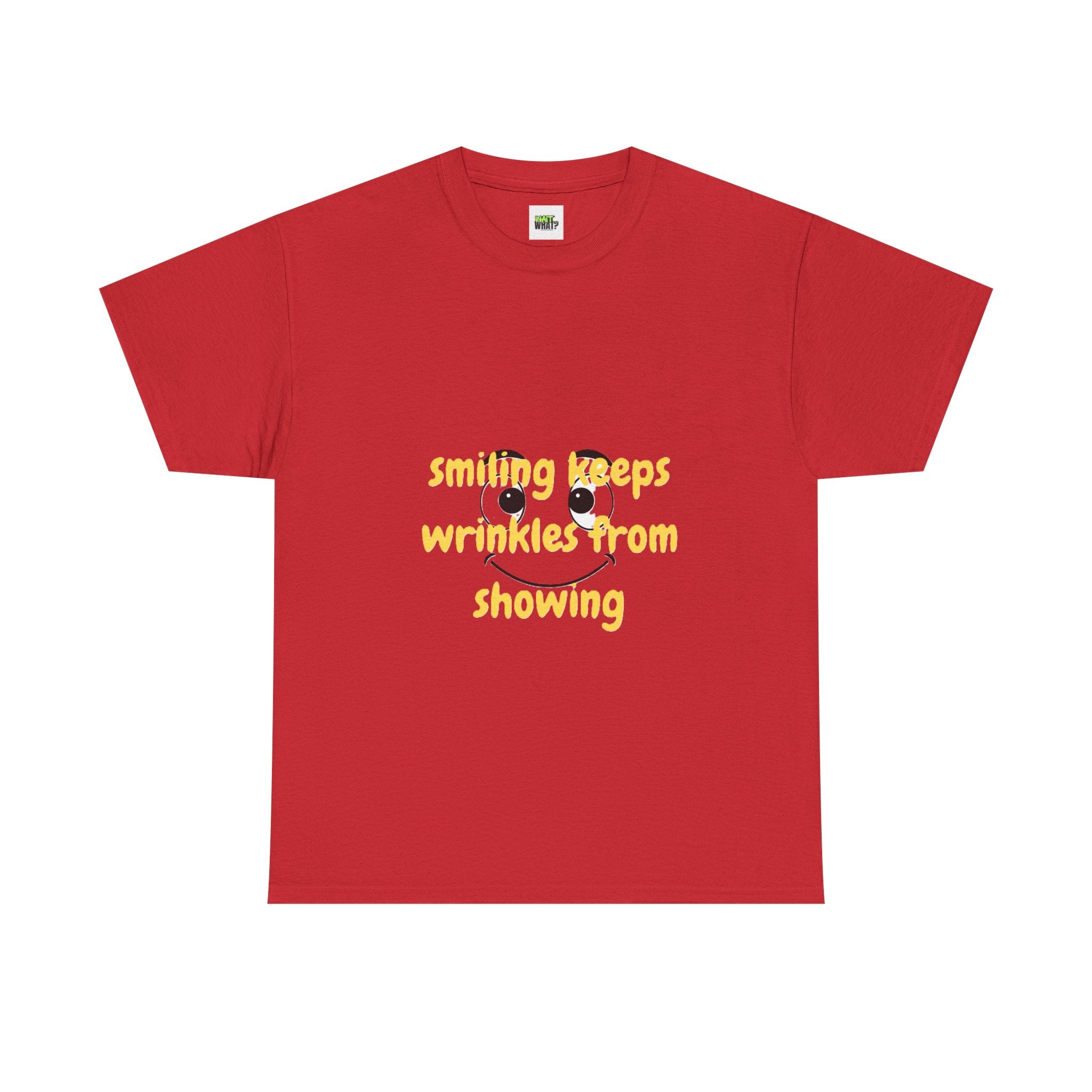 "Smiling Keeps Wrinkles Away" Emoji Tee