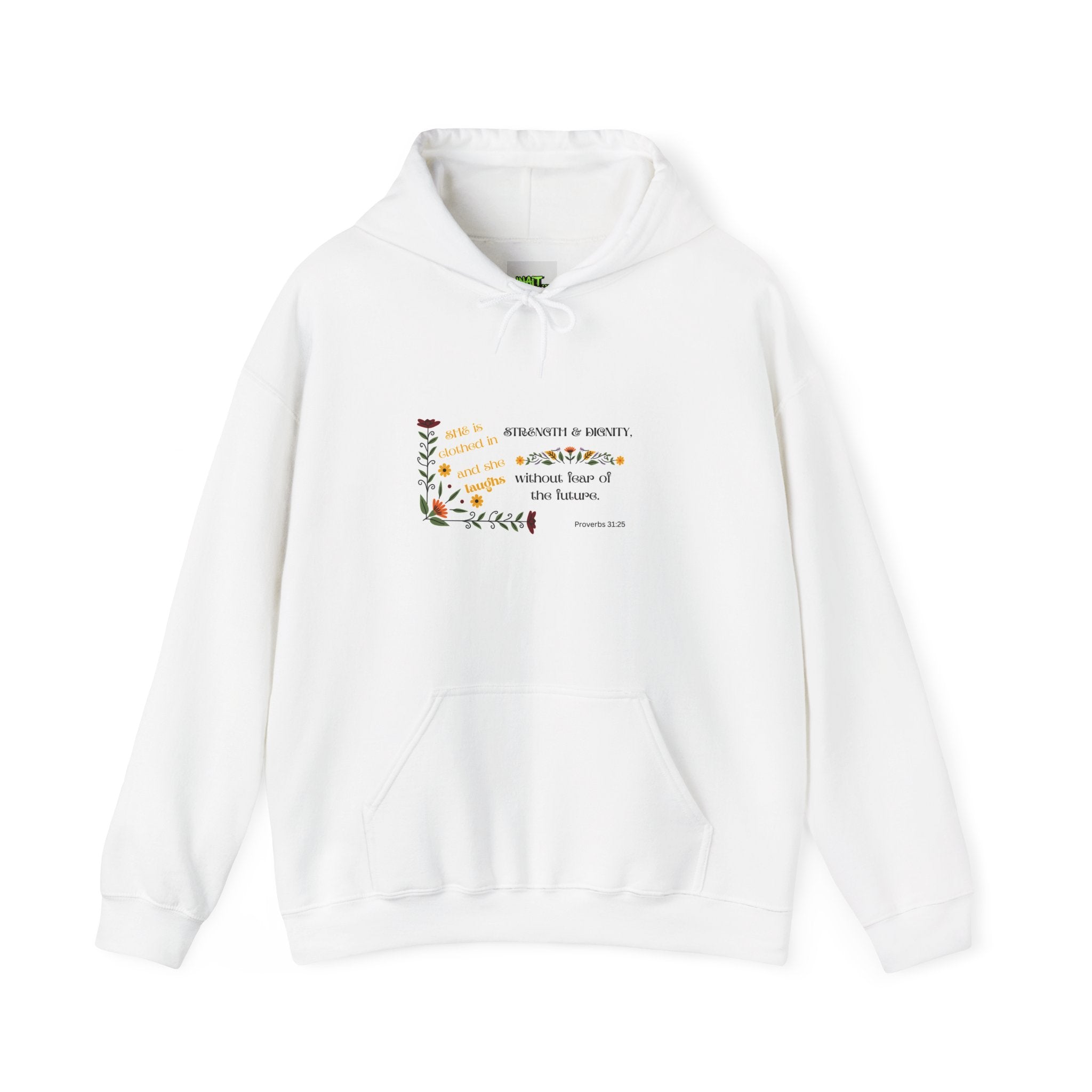 Floral Inspirational Hoodie