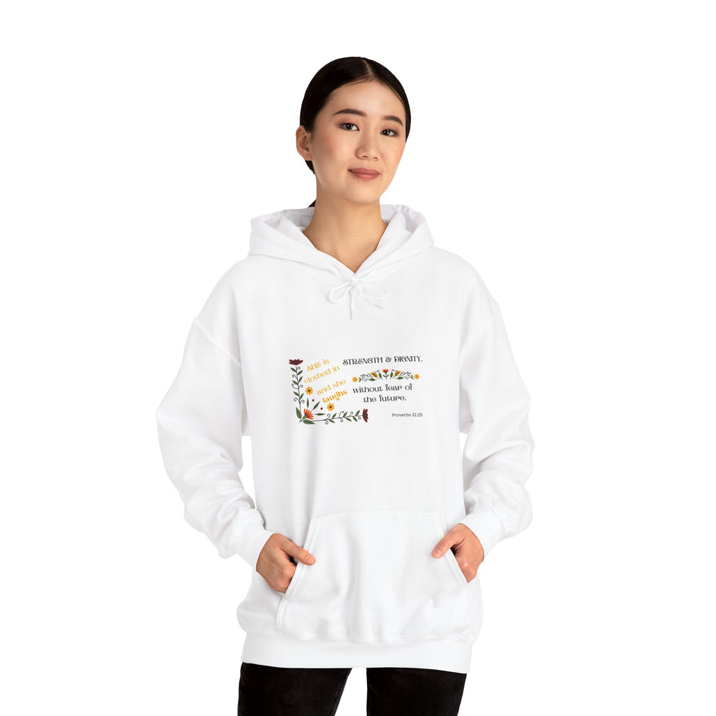 Floral Inspirational Hoodie