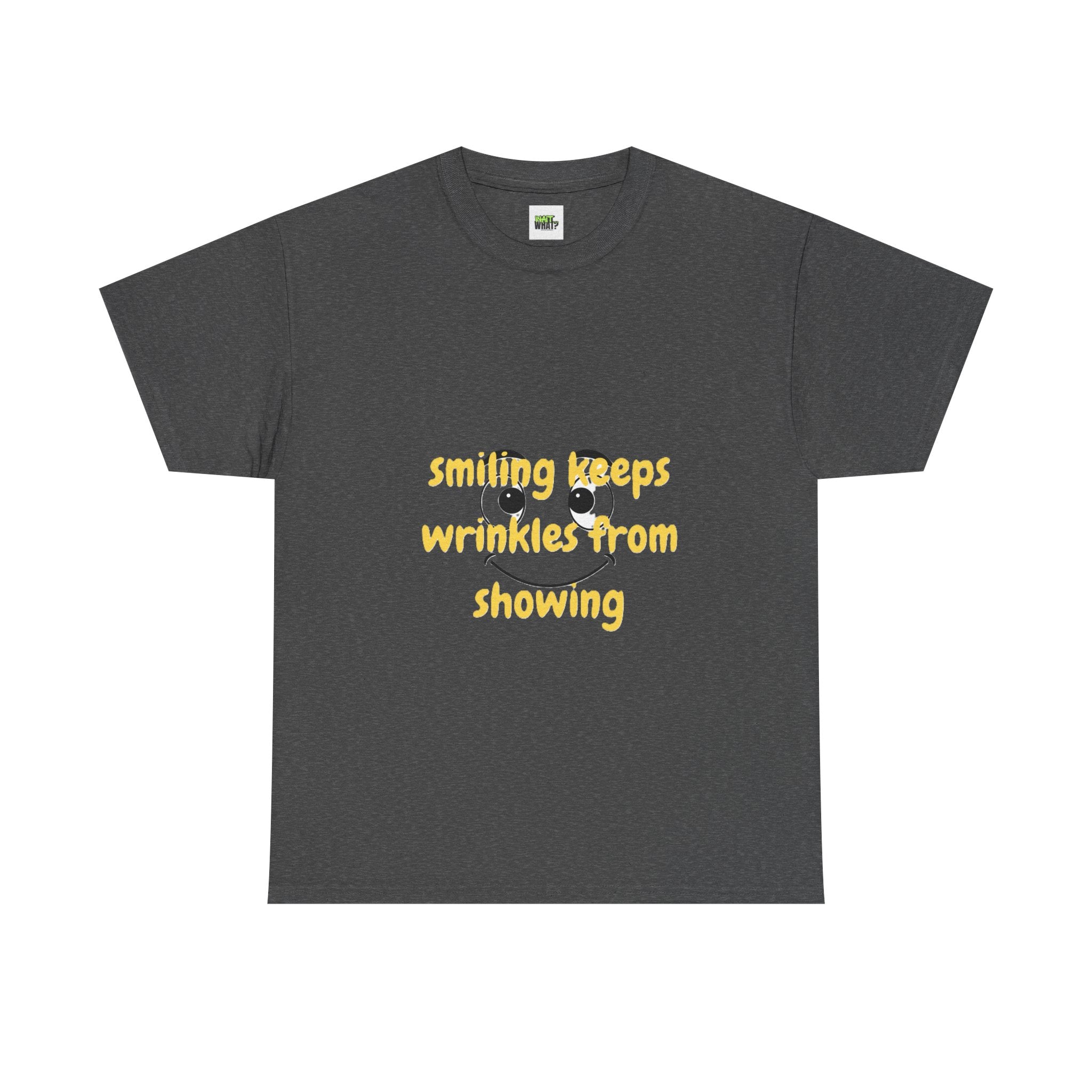 "Smiling Keeps Wrinkles Away" Emoji Tee