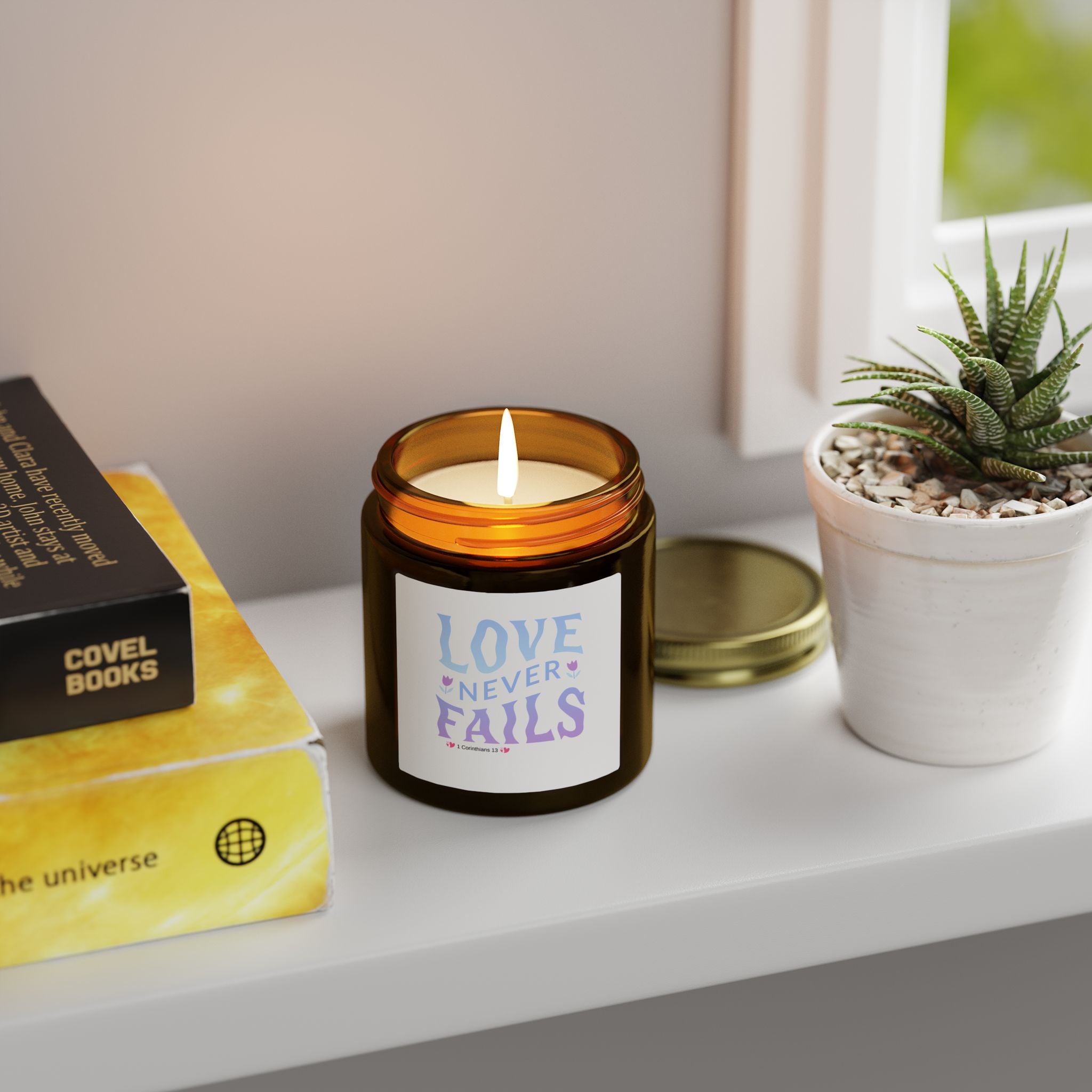 "Love Never Fails" Scented Candle