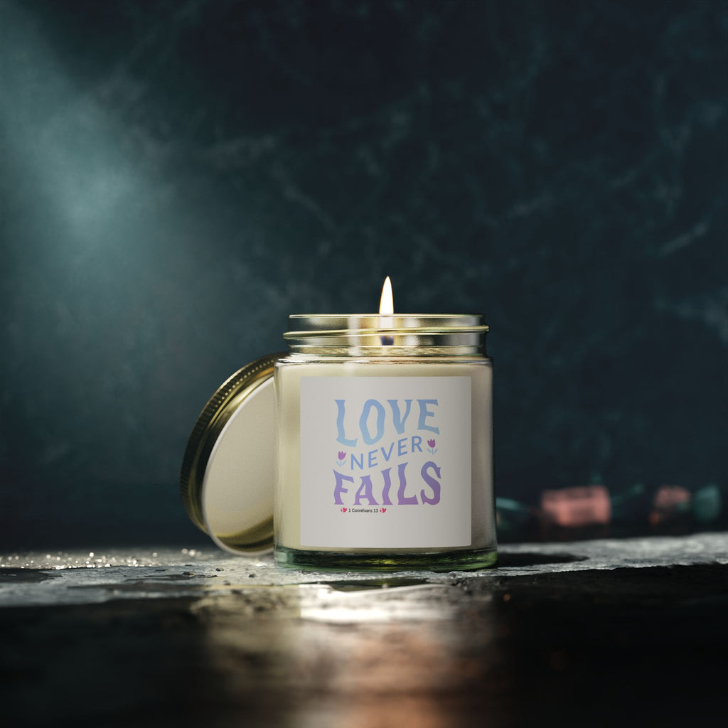 "Love Never Fails" Scented Candle