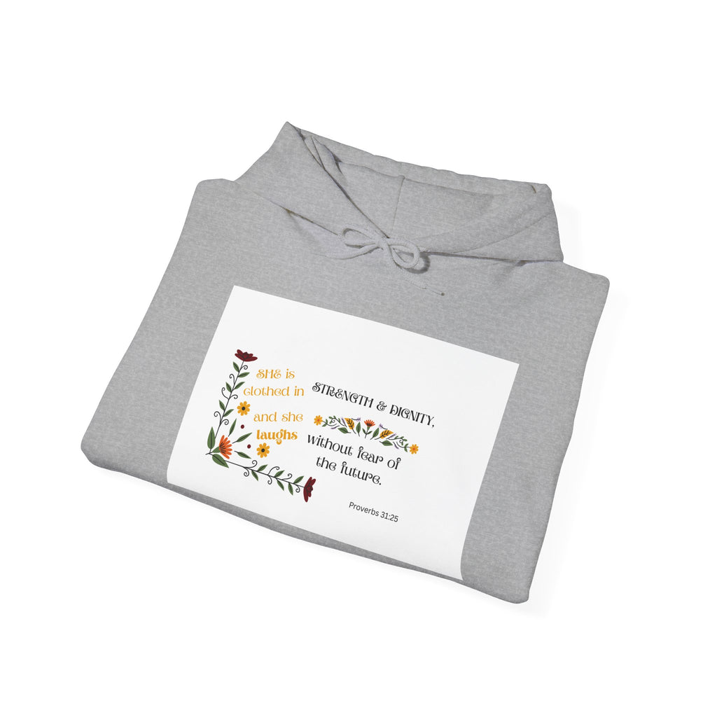 Floral Inspirational Hoodie