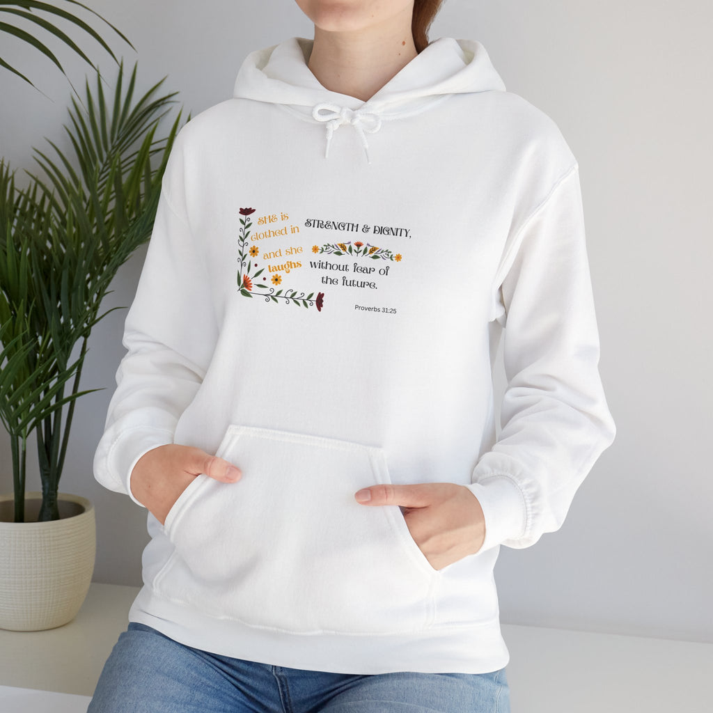 Floral Inspirational Hoodie