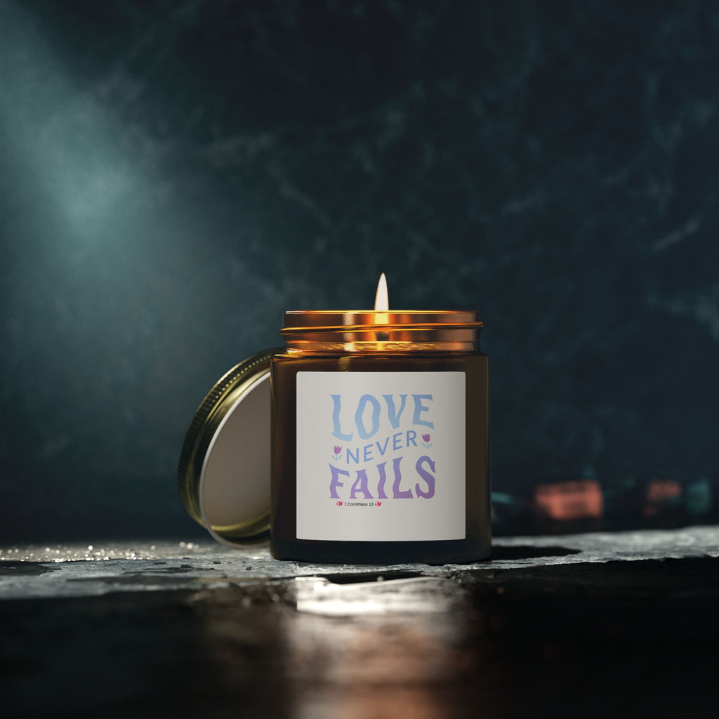 "Love Never Fails" Scented Candle