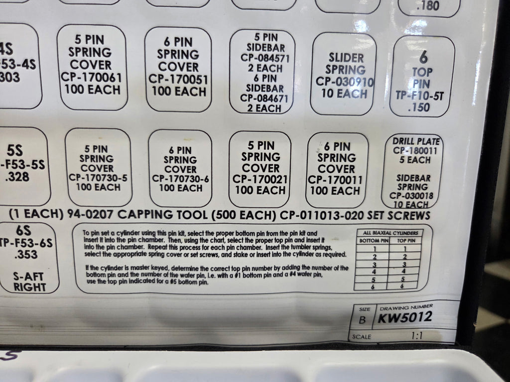 Medeco Biaxial Pin Kit