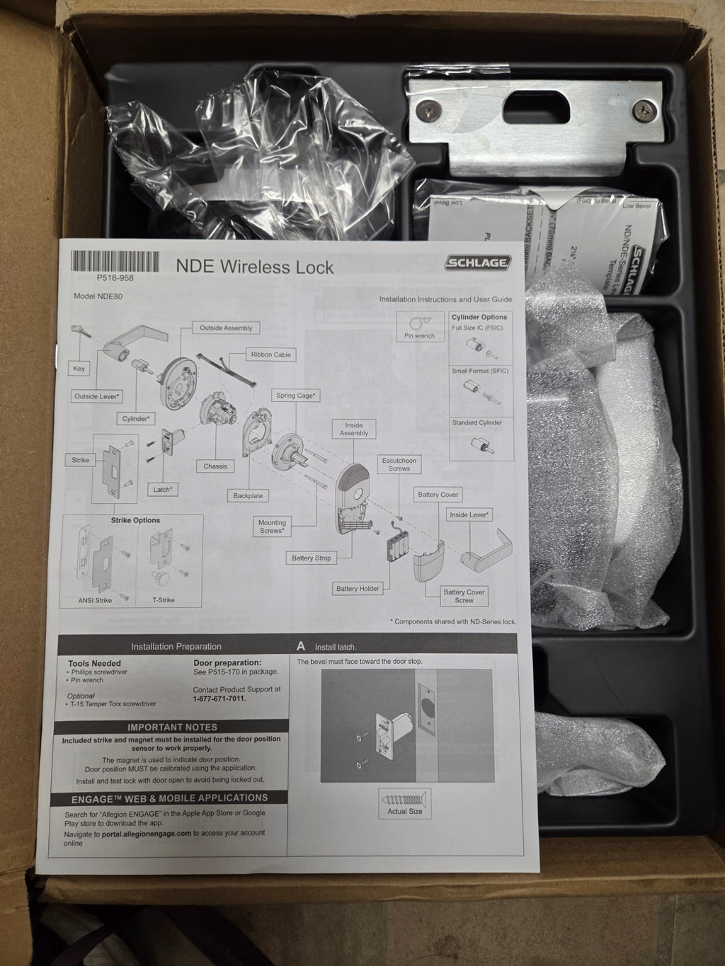 Schlage NDE 80 J RHO 626